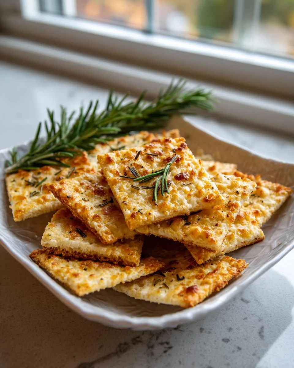 2-Ingredient Cottage Cheese Crackers - detail 1