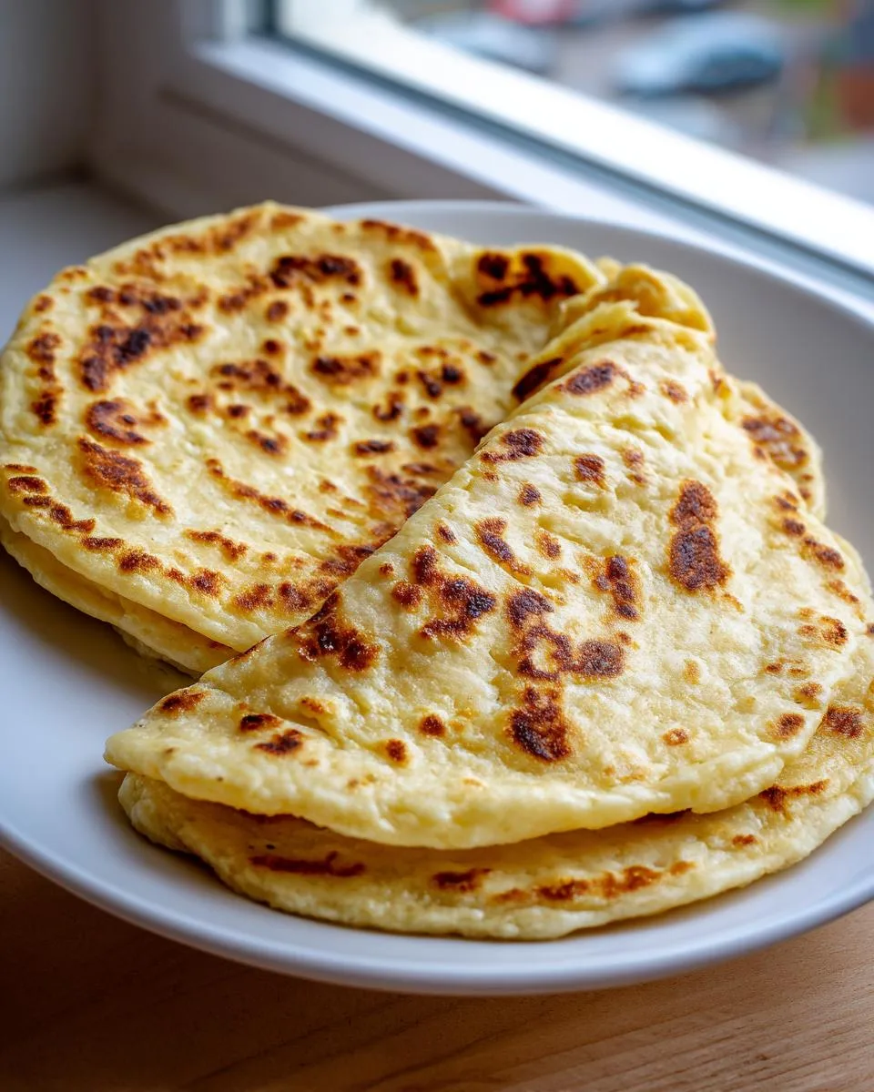 2-Ingredient Cottage Cheese Flatbread - detail 1