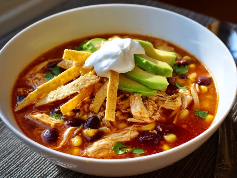 30 Minute Chicken Soup