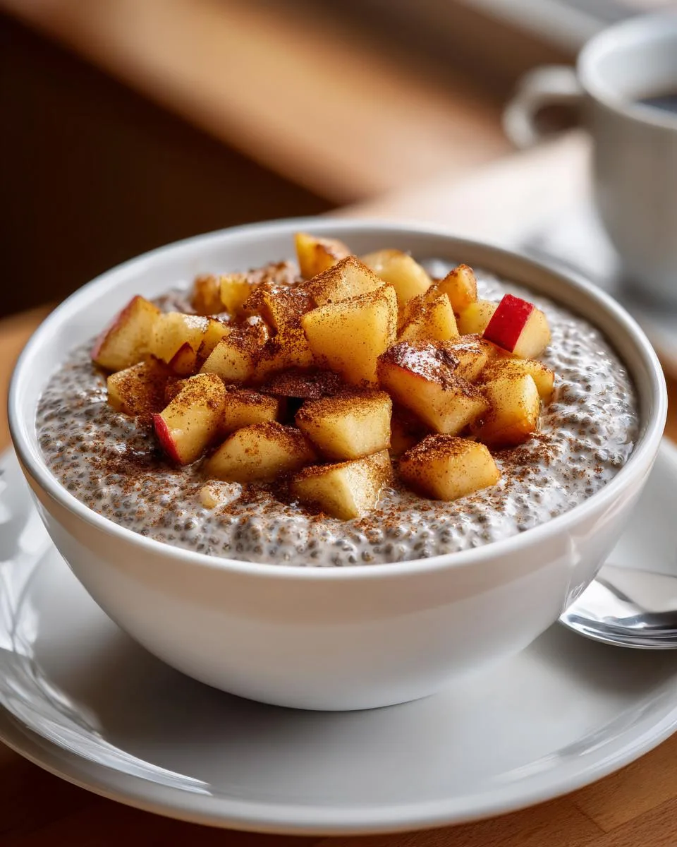 Apple Cinnamon Chia Pudding - detail 1