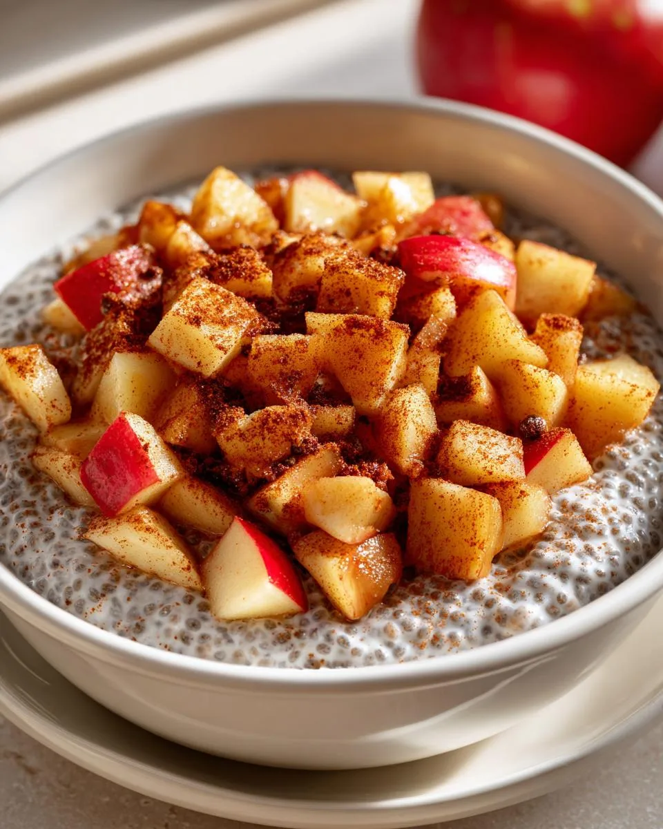 Apple Cinnamon Chia Pudding - detail 3