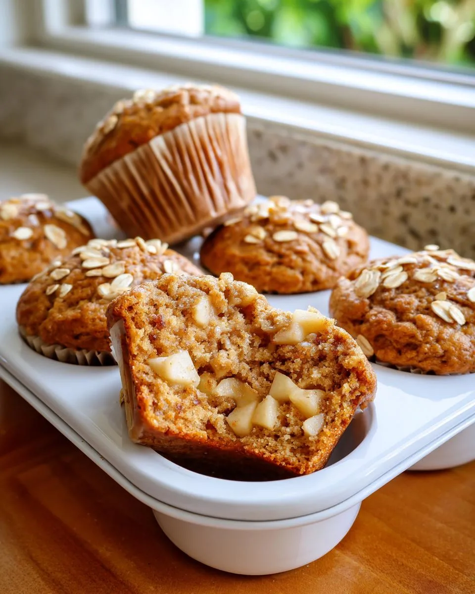 Apple Cinnamon Greek Yogurt Muffins - detail 1