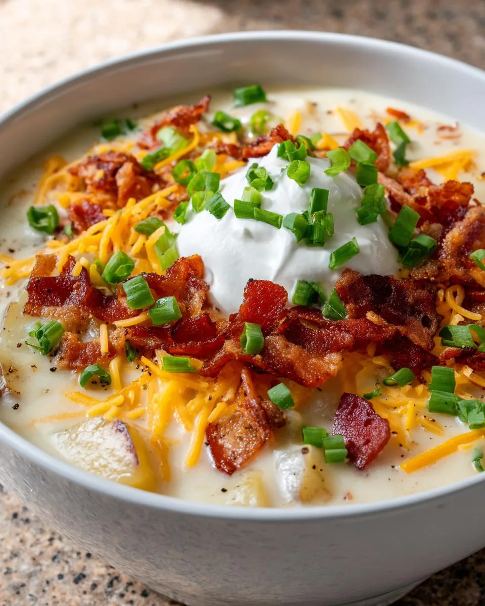 Baked Potato Soup - detail 2