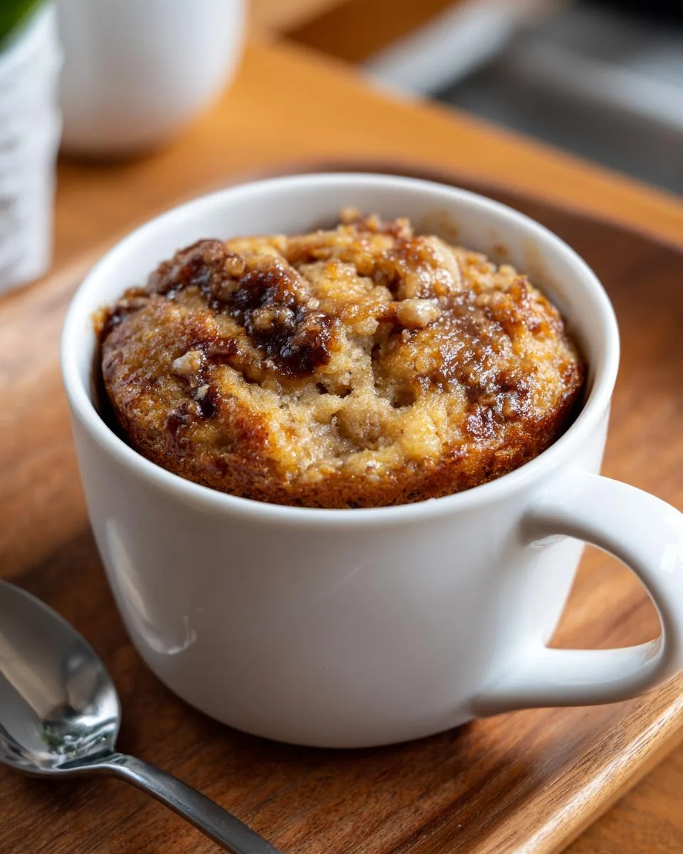 Banana Bread Mug Cake - detail 3