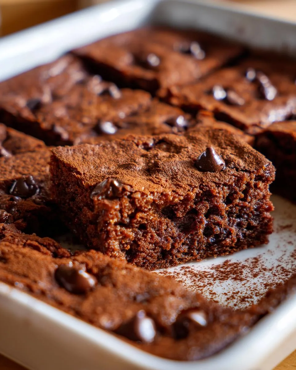 Banana Sweetened Cottage Cheese Brownies - detail 3