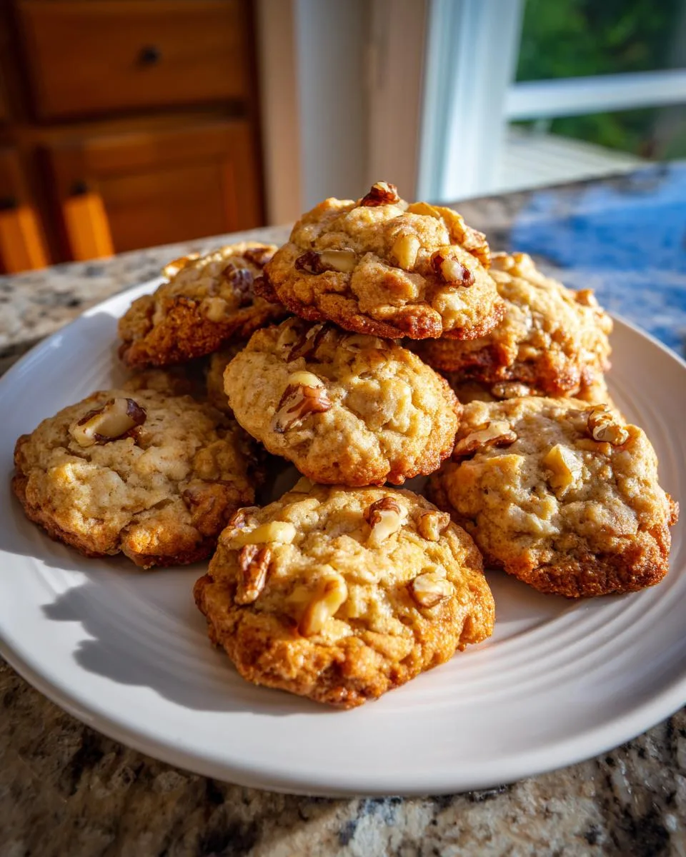 Banana Walnut Cottage Cheese Cookies - detail 1