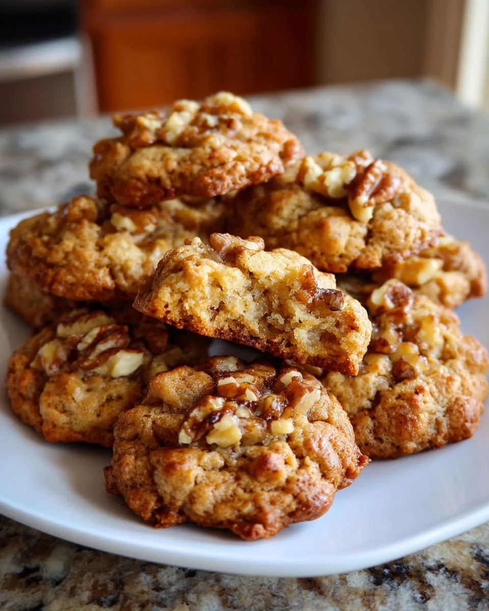 Banana Walnut Cottage Cheese Cookies: 5-Star Morning Miracle