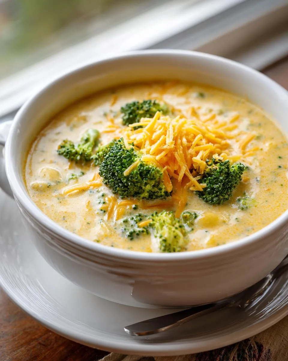 Broccoli Potato Cheese Soup - detail 1