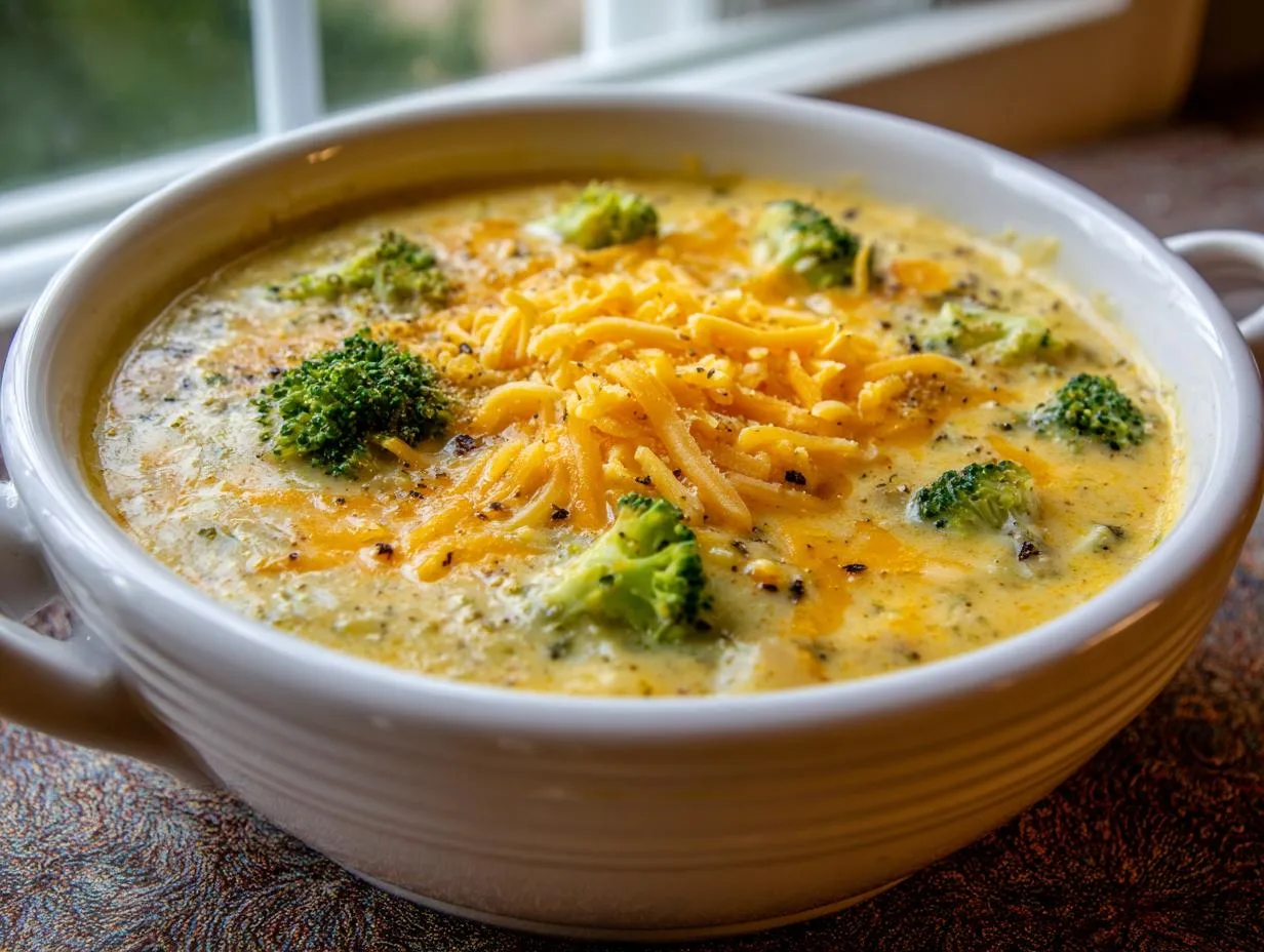 Creamy Broccoli Potato Cheese Soup in Just 4 Hours
