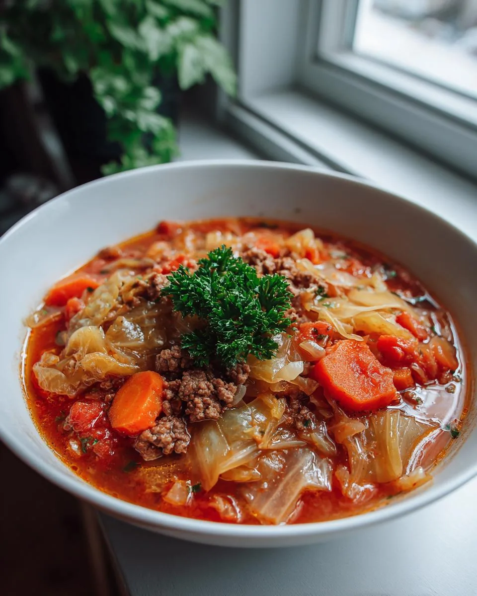 Cabbage Soup With Ground Beef - detail 2