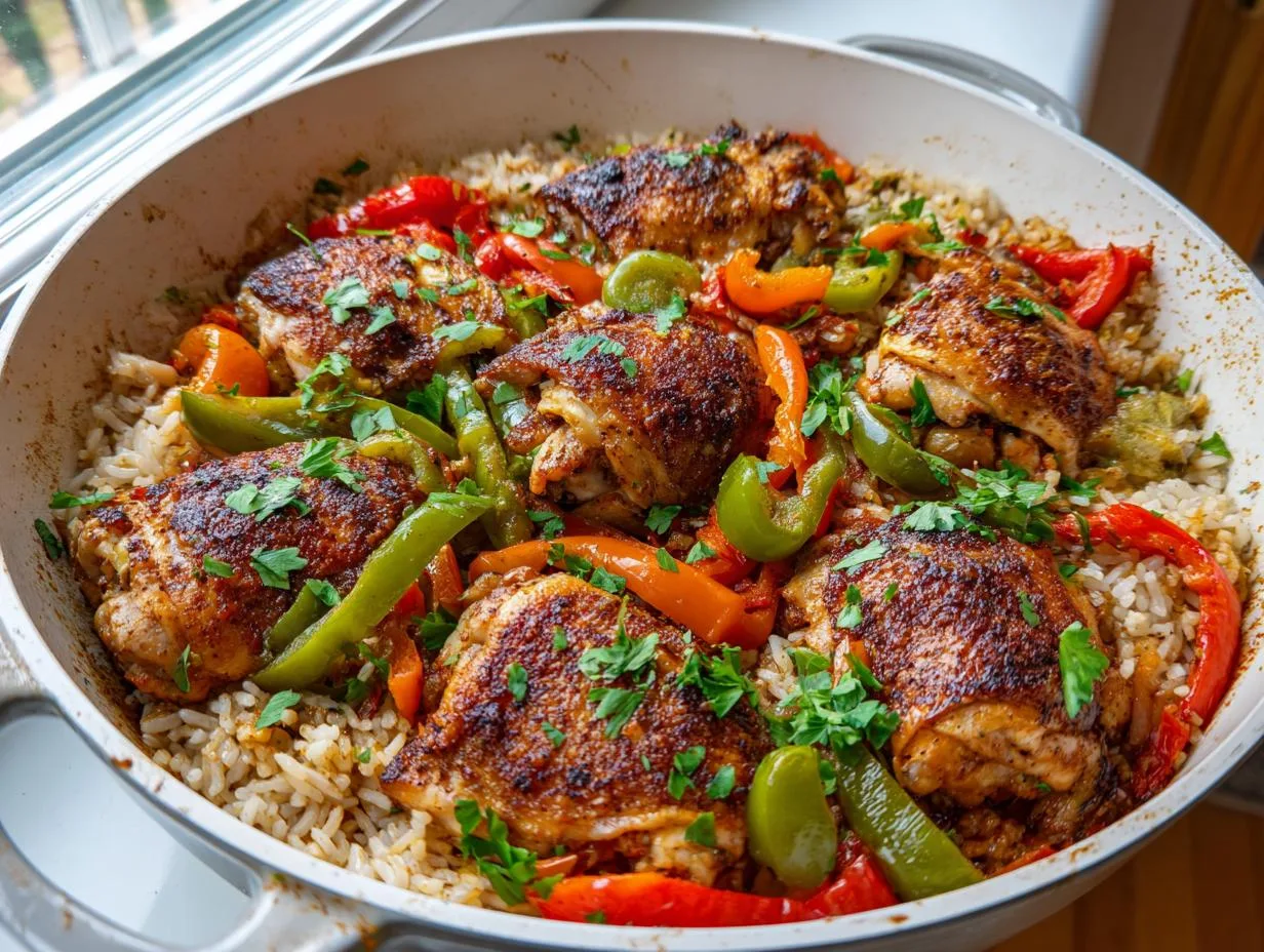 Spicy Cajun Chicken and Rice Recipe Ready in 40 Minutes