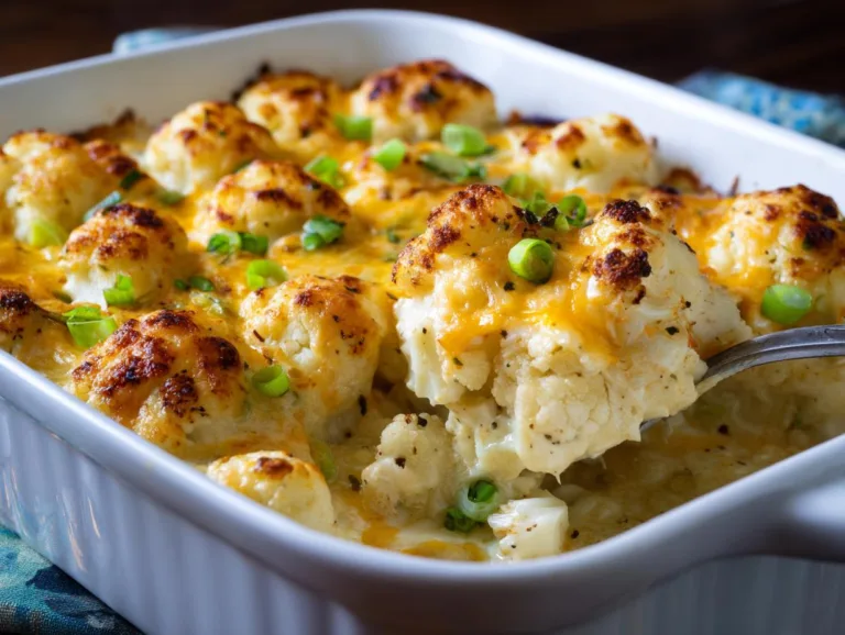 Cauliflower Cheese Protein Bake