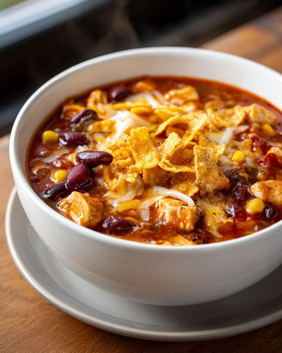 Cheesy Chicken Tortilla Chili - detail 3
