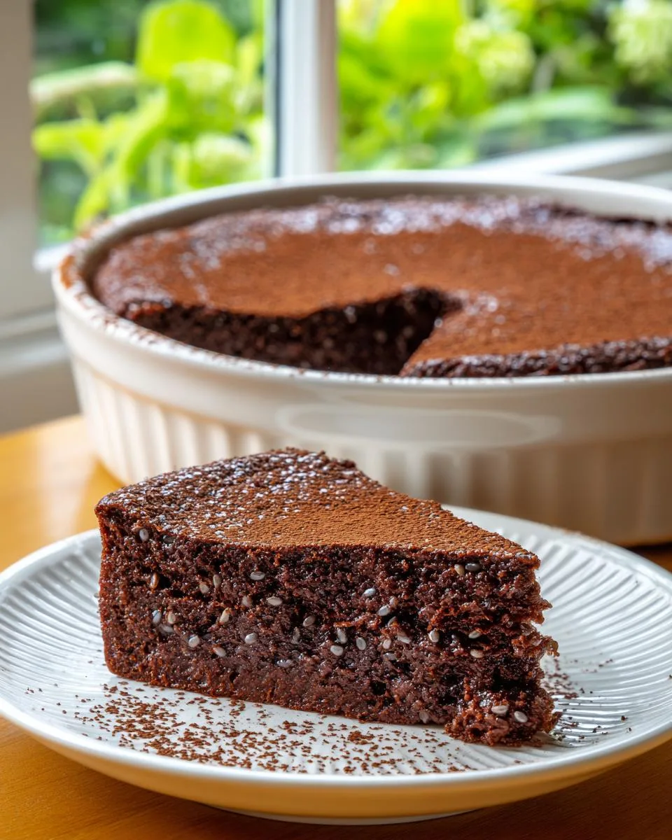 Chia Seed Chocolate Cake - detail 1