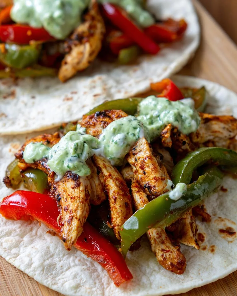 Chicken Fajitas with Cottage Cheese - detail 1