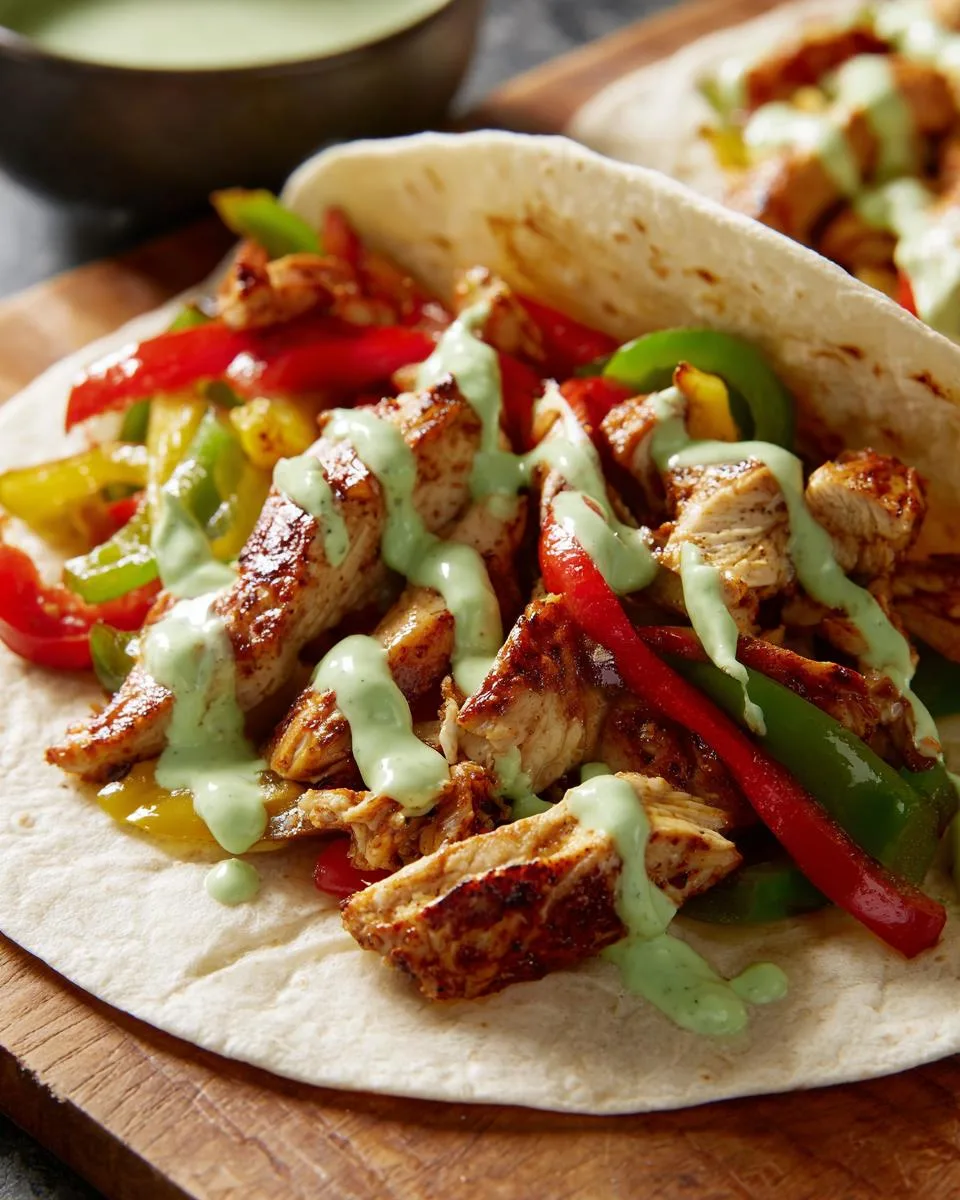 Chicken Fajitas with Cottage Cheese - detail 2
