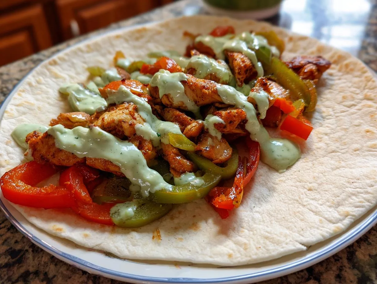 30-Minute Chicken Fajitas with Cottage Cheese
