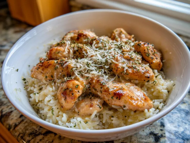 Chicken and Rice with Italian Seasoning