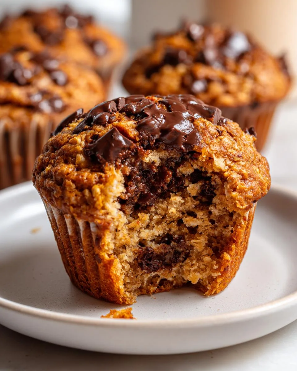 Chocolate Chip Cottage Cheese Protein Muffins - detail 3