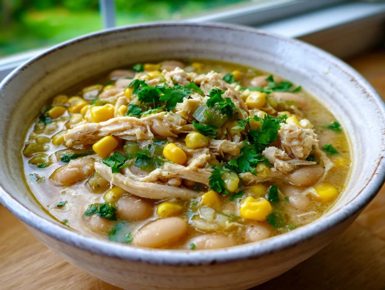 Creamy 8-Hour Chunky Slow-Cooked White Chili Comfort