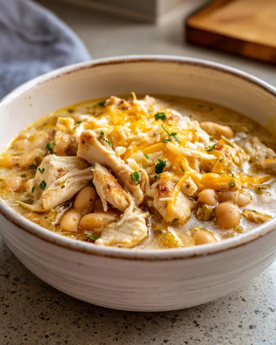 Classic Stovetop White Chicken Chili - detail 2