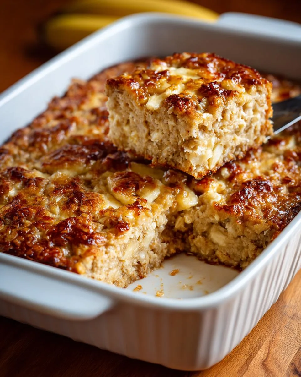 Cottage Cheese Banana Oatmeal Bake - detail 2