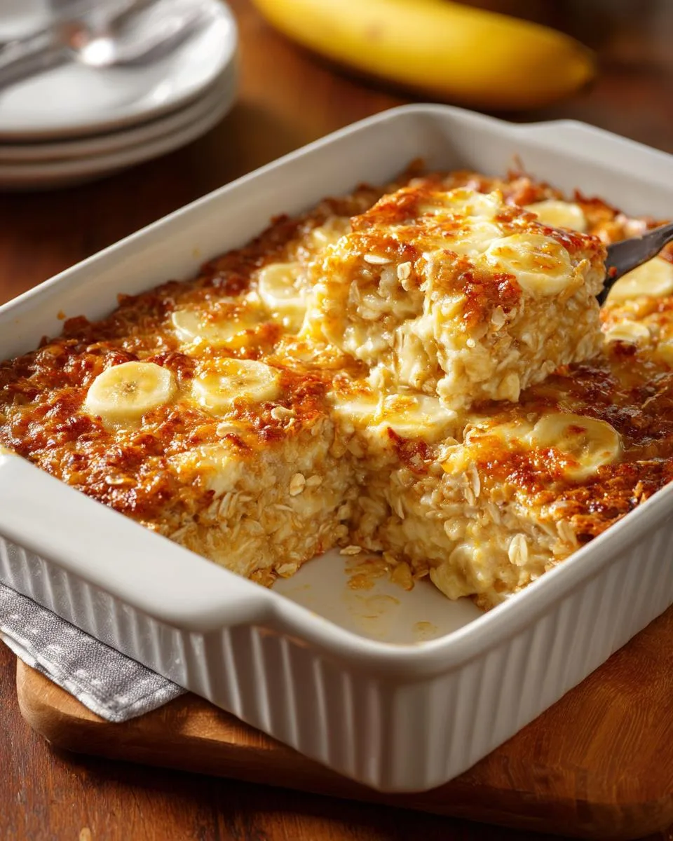 Cottage Cheese Banana Oatmeal Bake - detail 3