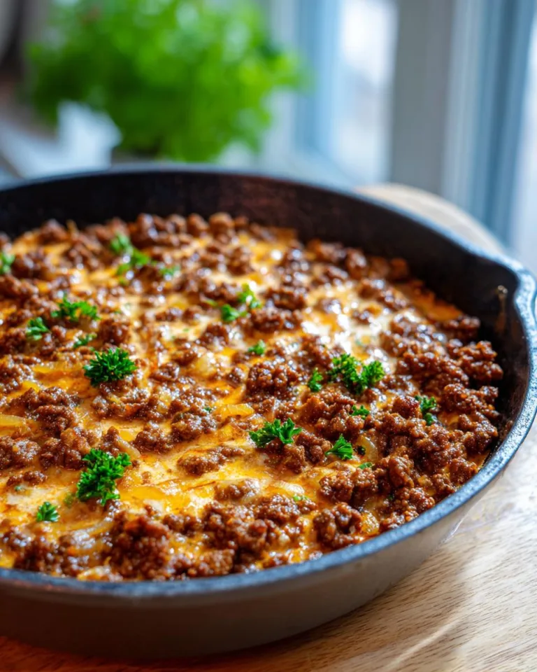 Cottage Cheese Beef Skillet