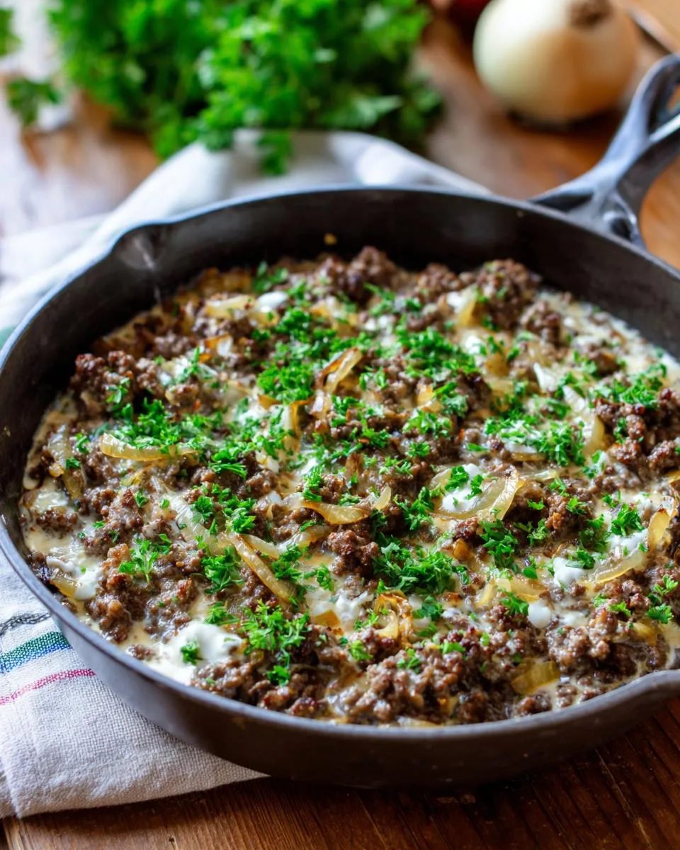 Cottage Cheese Beef Skillet - detail 3