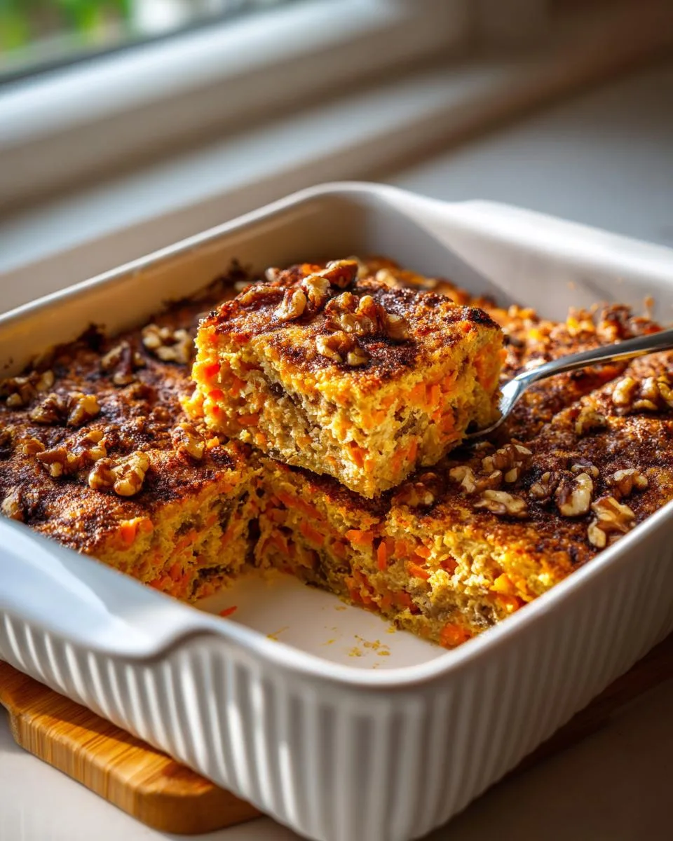 Cottage Cheese Carrot Cake Bars - detail 3