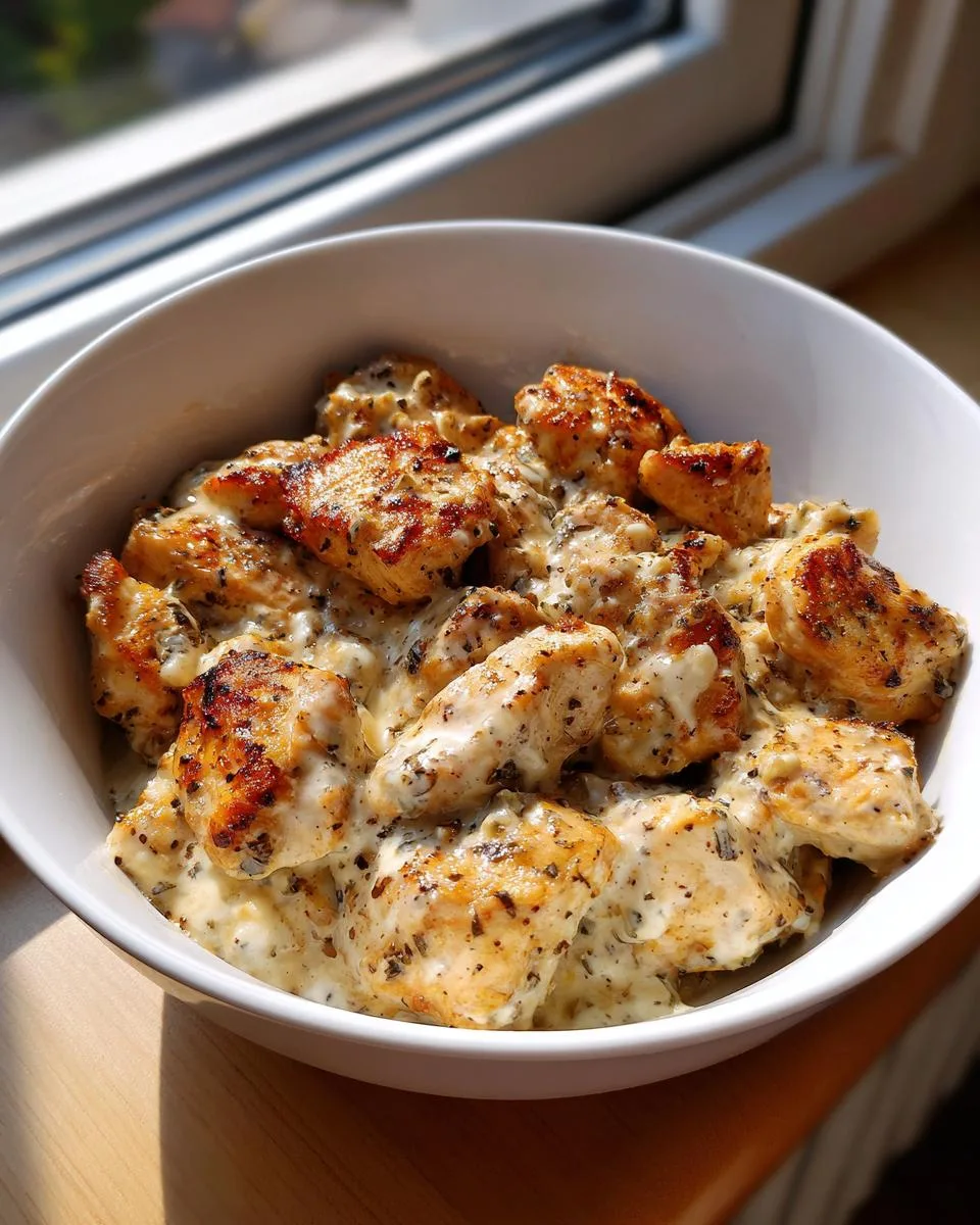 Cottage Cheese Garlic Pepper Chicken Skillet - detail 2