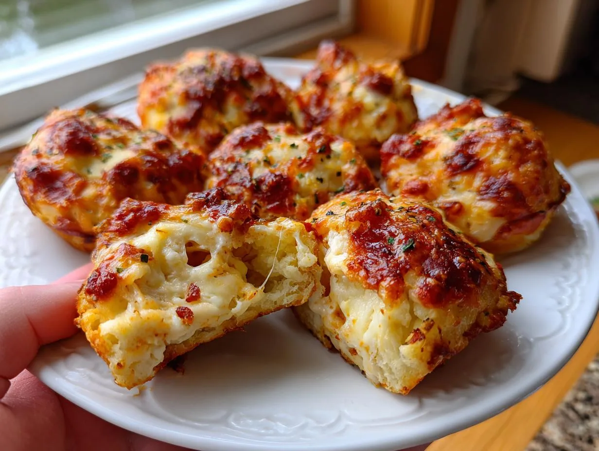 Irresistible 4-Ingredient Cottage Cheese Pizza Bites