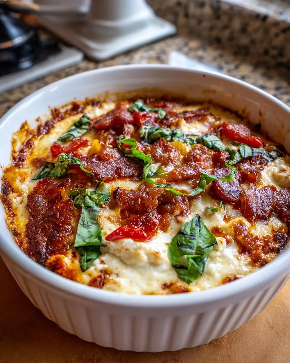 Cottage Cheese Pizza Bowl - detail 2