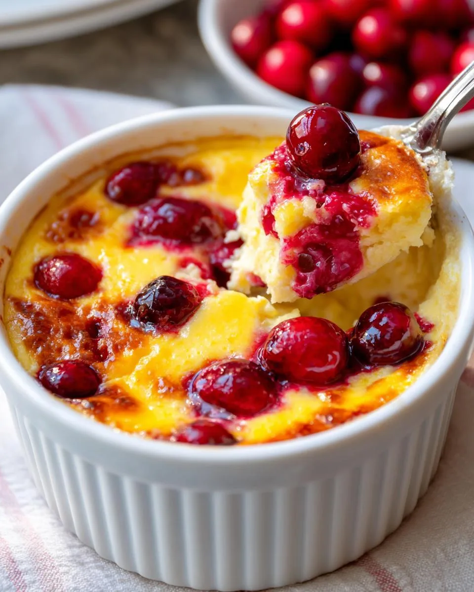 Cranberry Orange Cottage Cheese Bake - detail 1