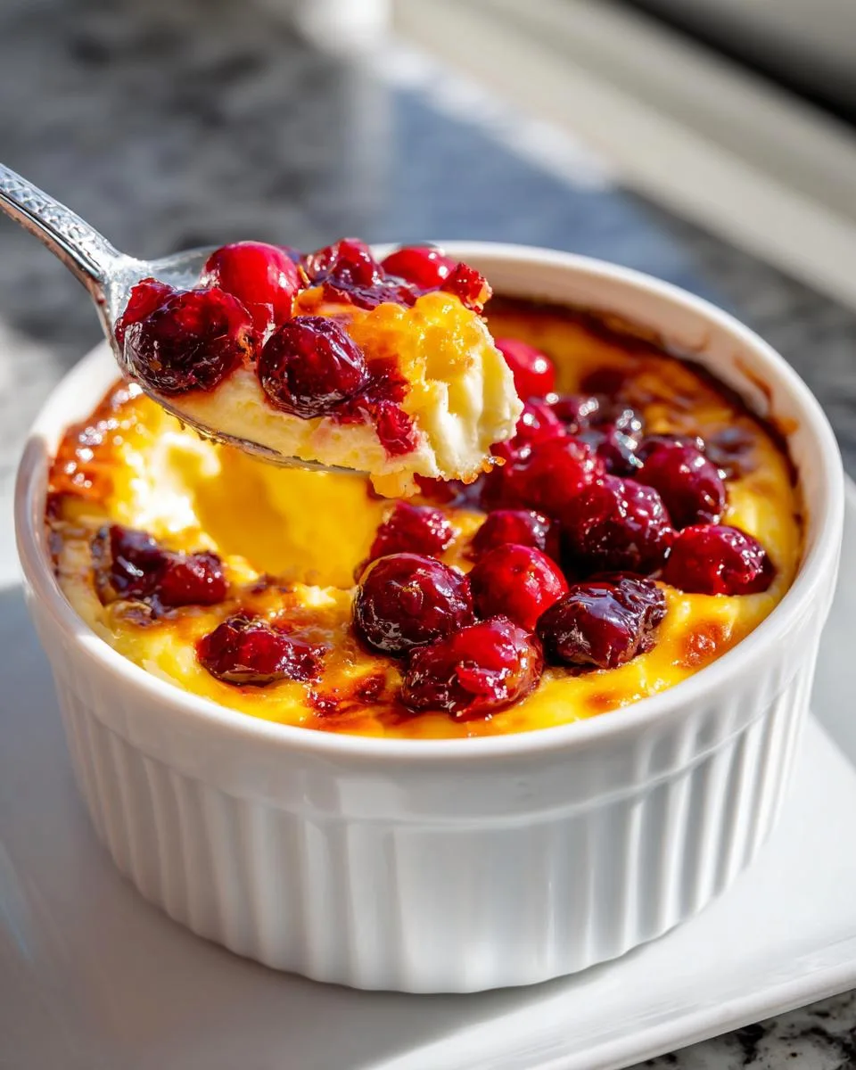 Cranberry Orange Cottage Cheese Bake - detail 2