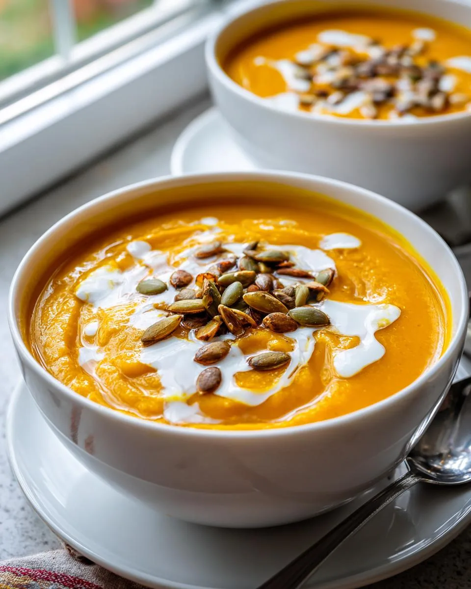Creamy Butternut Squash Soup - detail 1