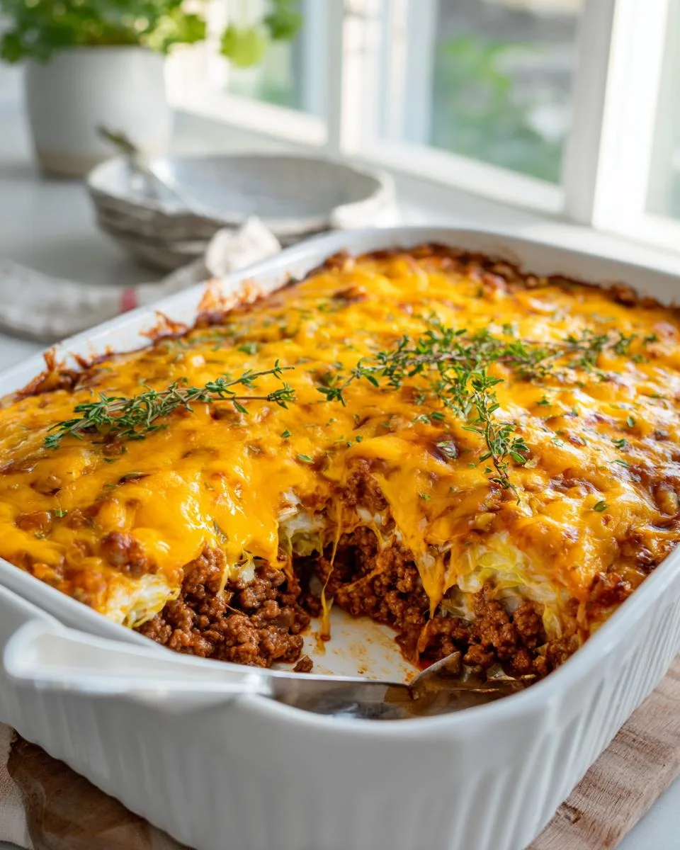 Creamy Cheesy Cabbage Casserole - detail 2