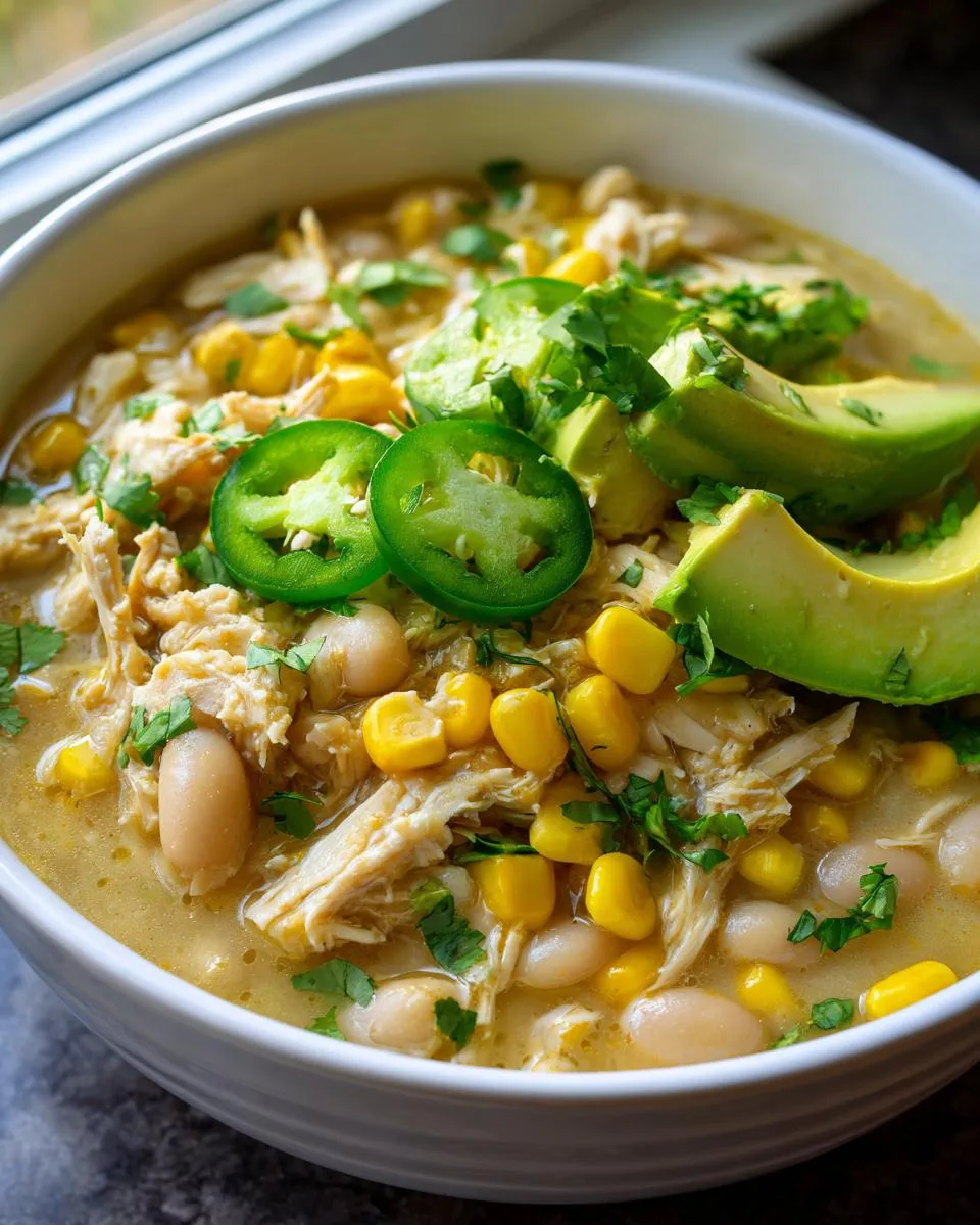 Crock Pot White Chicken Chili - detail 3