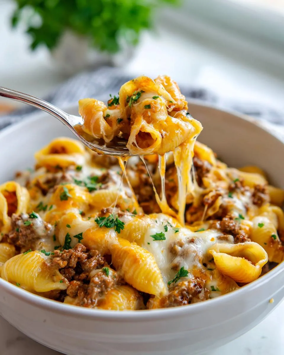 Crockpot Cheesy Ranch Pasta - detail 3