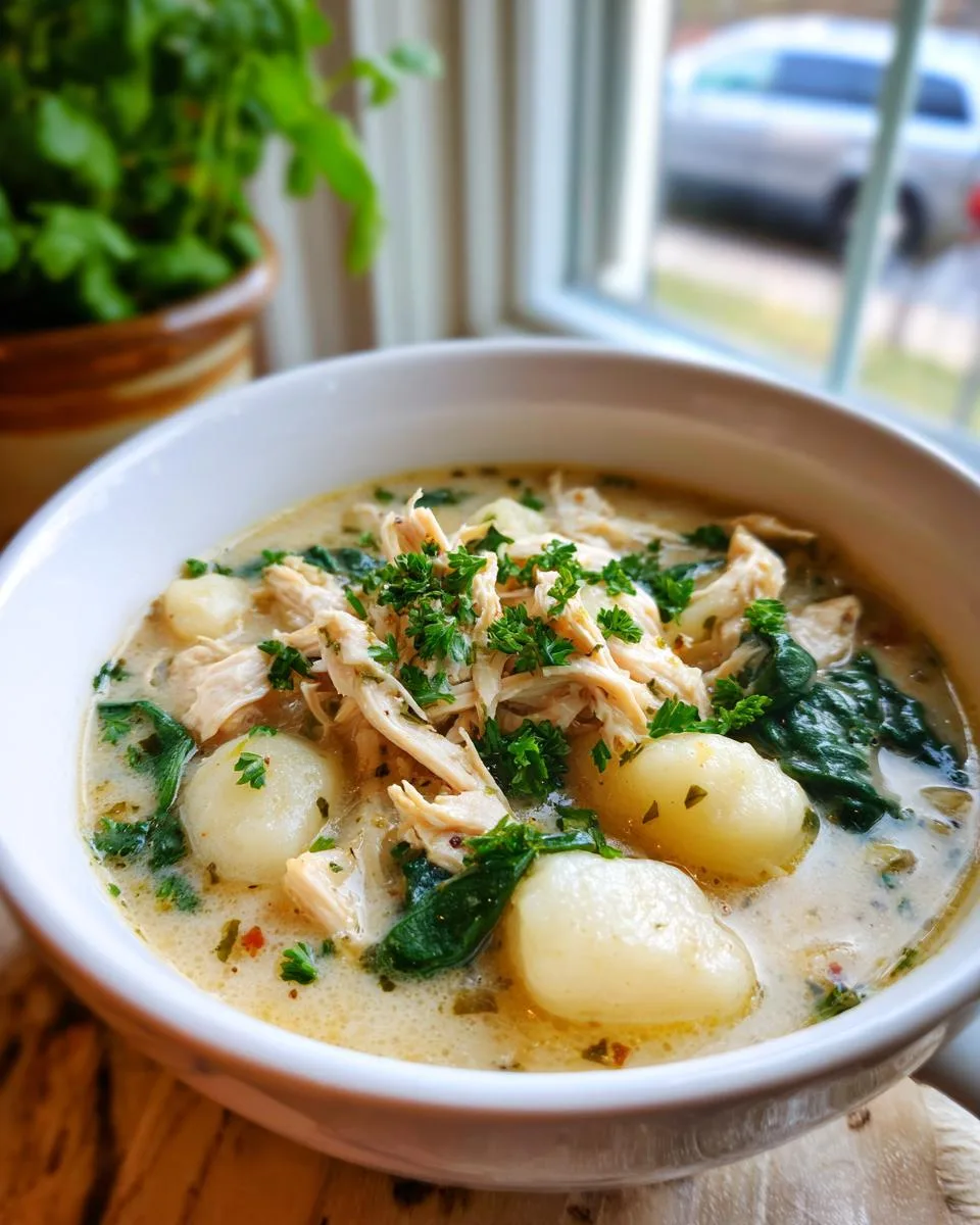 Crockpot Chicken Gnocchi Soup - detail 3