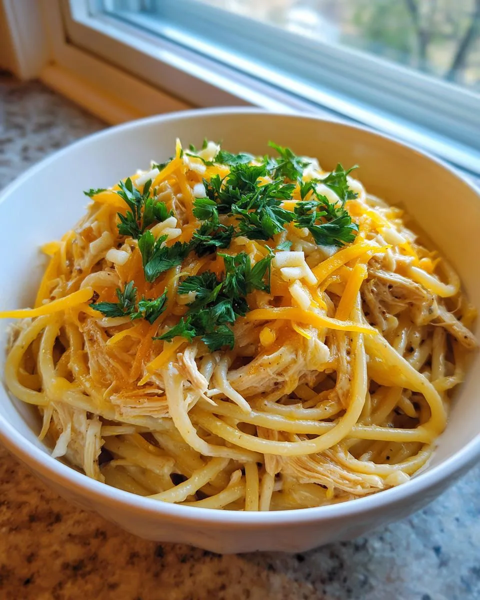 Crockpot Chicken Spaghetti Recipe - detail 1