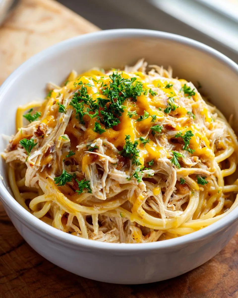 Crockpot Chicken Spaghetti Recipe - detail 3