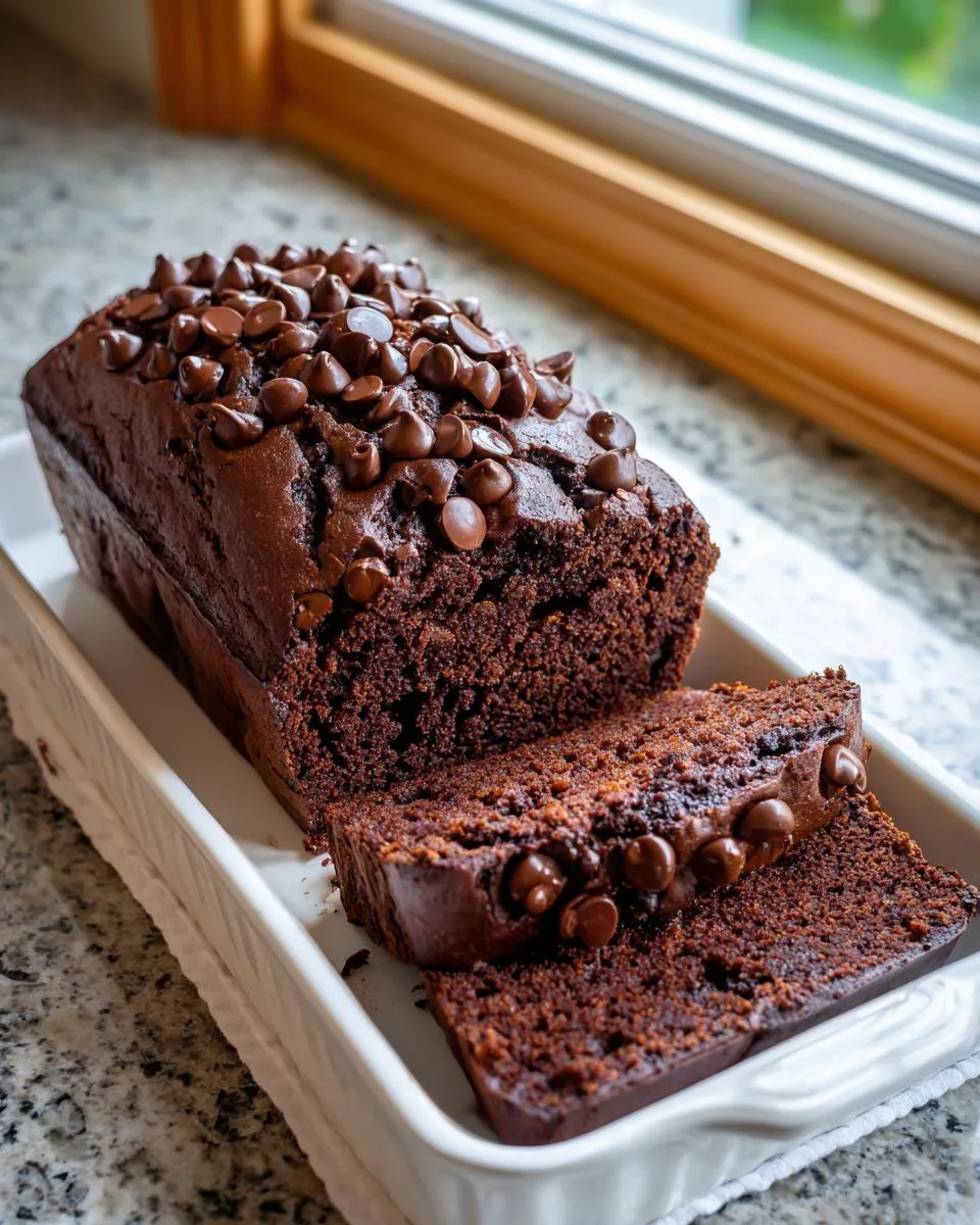 Double Chocolate Cottage Cheese Banana Bread - detail 2