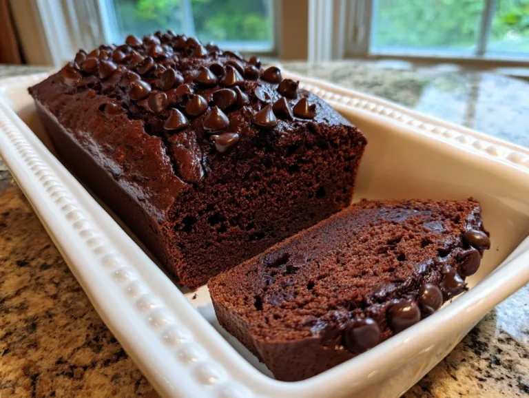 Double Chocolate Cottage Cheese Banana Bread