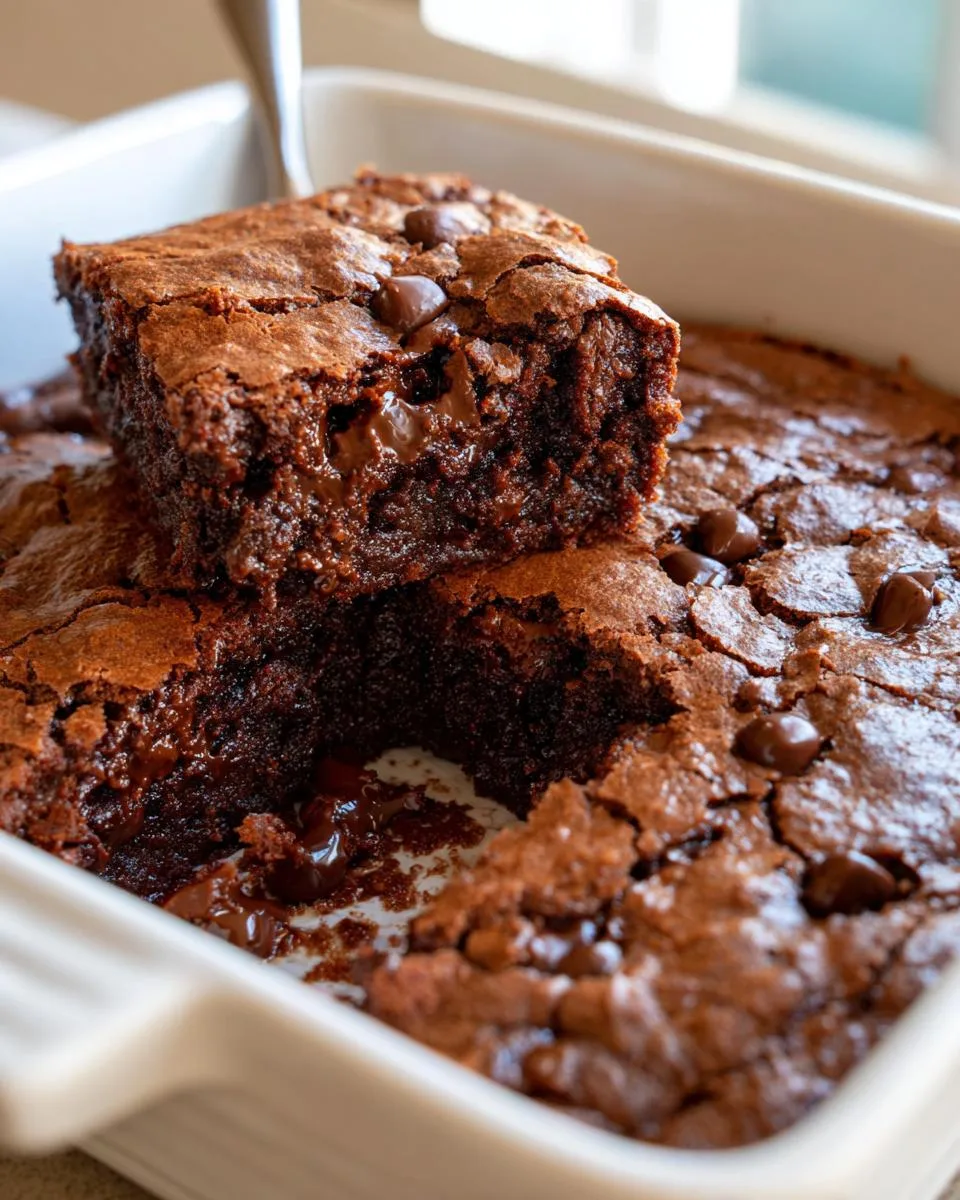 Espresso Cottage Cheese Brownies - detail 2