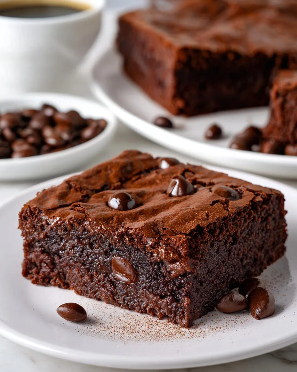 Espresso Cottage Cheese Brownies - detail 3