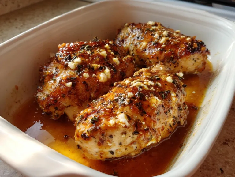 Feta Chicken with Hot Honey