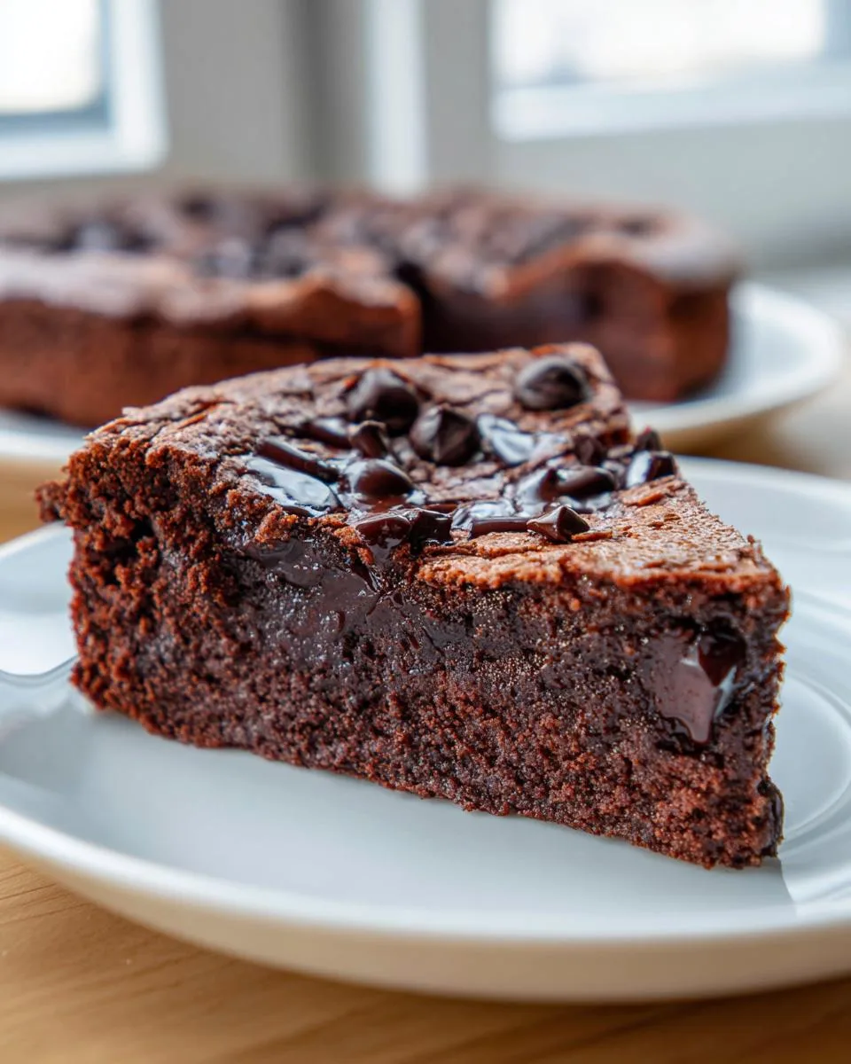 Flourless Chocolate Greek Yogurt Cake - detail 1