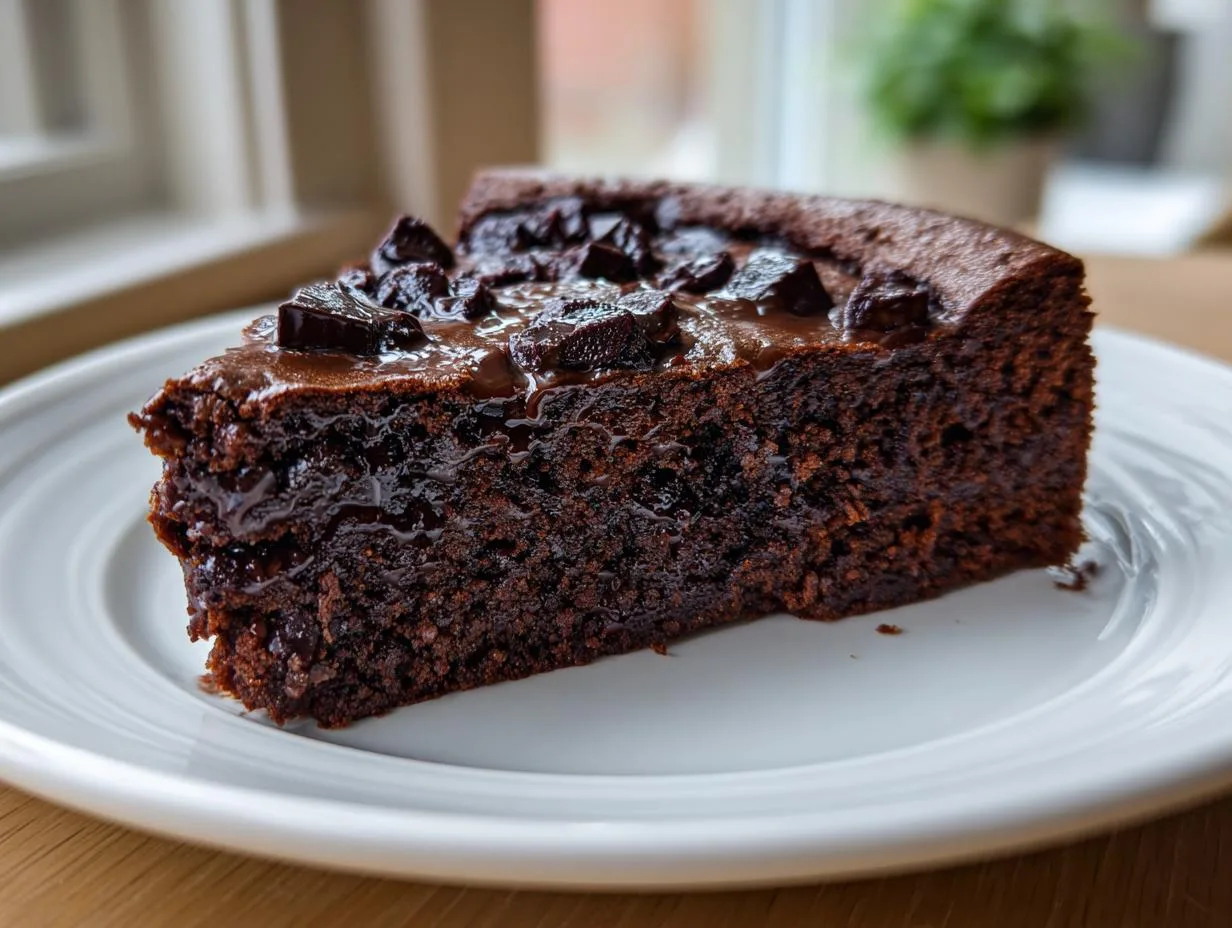 Decadent Flourless Chocolate Greek Yogurt Cake in 30 Minutes