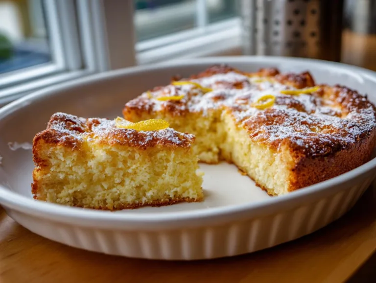 Flourless Cottage Cheese Lemon Cake